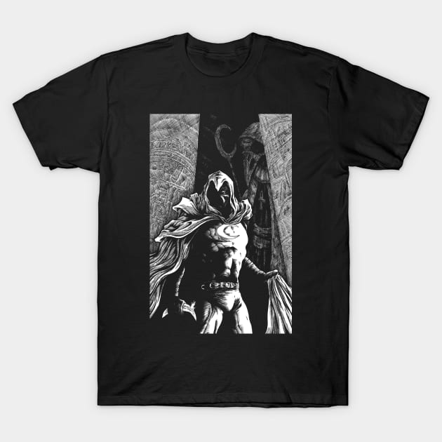 Mr Knight 2 T-Shirt by JonathanGrimmArt